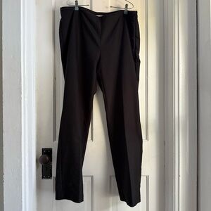 Chico’s black side zip pants size 3 = xl w16